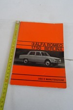 manuale uso manutenzione Alfa
