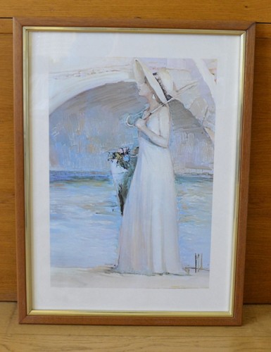 Vecchio quadro con fotolito - quadro,