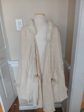 Poncho mantello donna lana