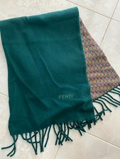 Sciarpa Fendi Lana Seta Foulard Scarf Fendi Made in Italy