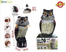 Spaventa uccelli Spaventapasseri gufo Figura decorativa giardino 38 cm