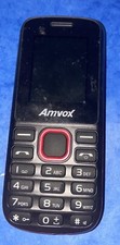 Amvox AX2002 (sbloccato) nero/rosso - telefono cellulare dual sim base anni 2000