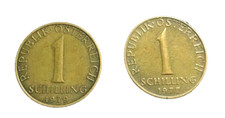 AUSTRIA - 2 monete 1 SCHILLING