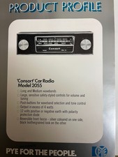 PYE 2055 CONSORT CAR RADIO