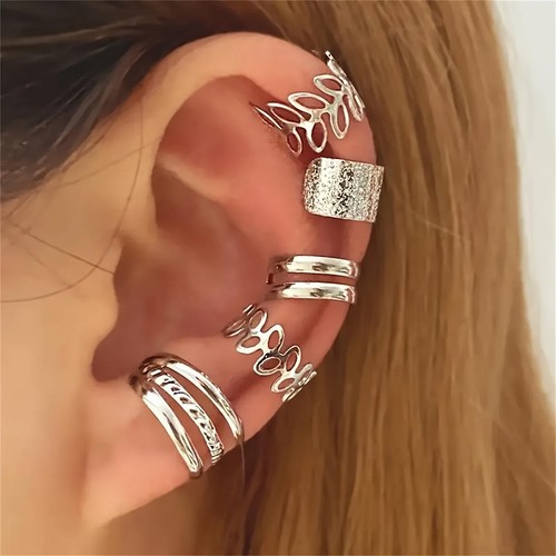 Set pezzi orecchini argento - 5,