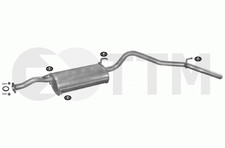 DAIHATSU FEROZA 4X4 HARD TOP 1.6 95cV 1993-1998 Silencieux Arriere+