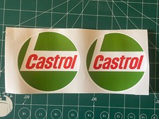 2 x Castrol oil classic racing