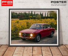 POSTER Locandina Vintage Alfa