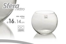 VASO A SFERA IN VETRO