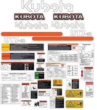 Adatto per KUBOTA U17-3 kit