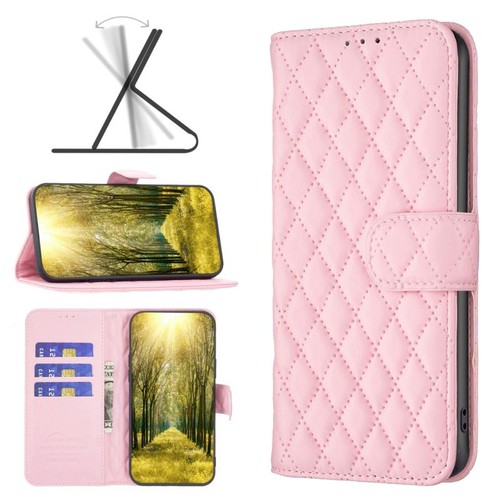 Diamond lattice wallet pelle - wallet,