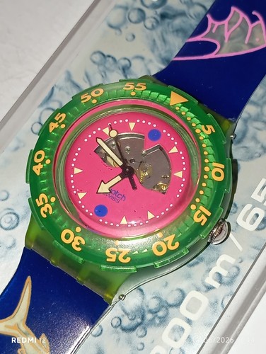 Swatch scuba 1990 happy - scuba,