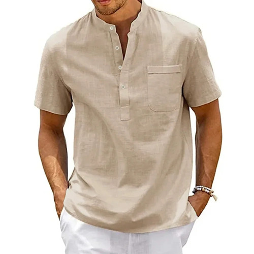Camicia lino uomo cotone - camicia,