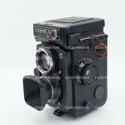 Yashica mat 124 - mat, hood