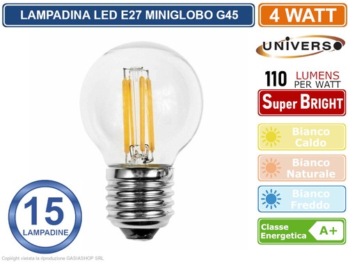 Pezzi lampadina led - 15,