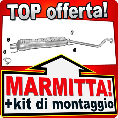 Silenziatore centrale per - silenziatore,