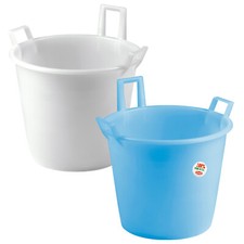 Mastello 3 Manici Secchio Alto e Grande per Vino Lavare le Verdure Ø 45-70 cm