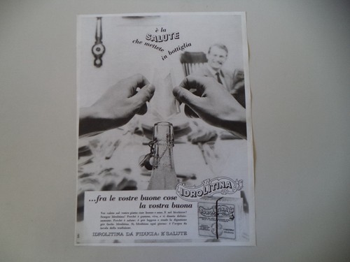 Advertising pubblicità 1962 - advertising,