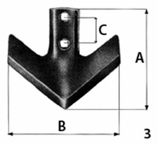 Vomerina Ama per Ancore Tiller