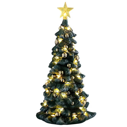 Snowy christmas tree clear - christmas, tree,