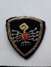 Distintivo Omerale Radio Telegrafista ricamo panno nero. Esercito