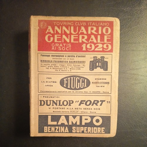 1929 annuario generale - 1929, touring