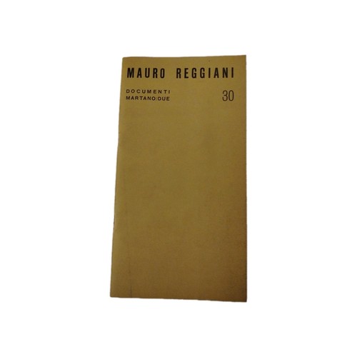Mauro reggiani catalogo mostra - catalogo,