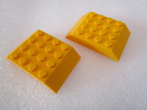 Lego 32083 roof tile - 4x6, 45