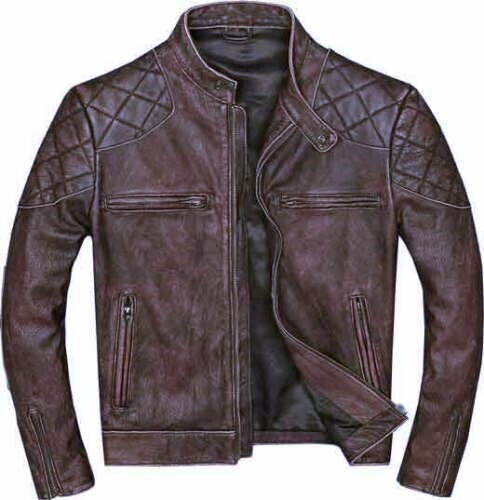 Giacca pelle uomo cafe racer - cafe,