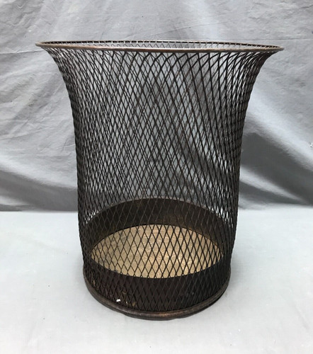 Pattumiera vintage metallo - vintage, 18"