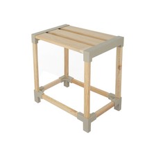 Sgabello in legno 38,5x43x25