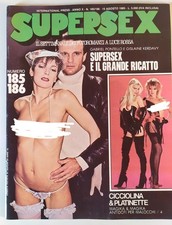 SUPERSEX 185 186 raro fotoromanzo 1985 Pontello Cicciolina Ilona Staller rivista