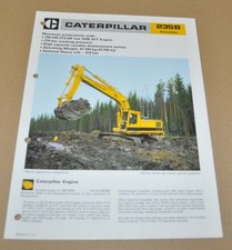 Brochure depliant specifiche escavatore Caterpillar 235B