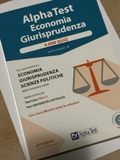alpha test economia Giurisprudenza