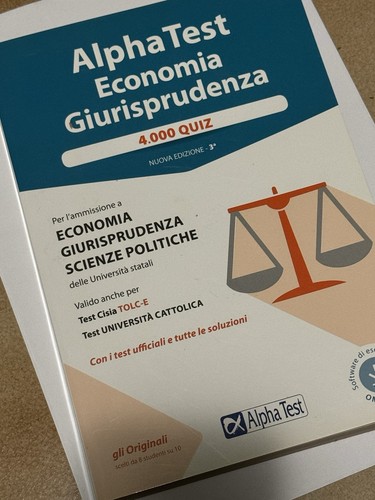Alpha test economia - alpha,