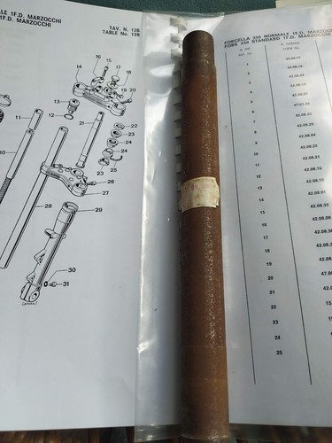 Tubo sterzo marzocchi moto - tubo,