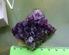 ► DRUSA  FANTASMI AMETISTA  CM. 7.05 x 6.11 x 3.39 URUGUAY - AMETHYST  ◄
