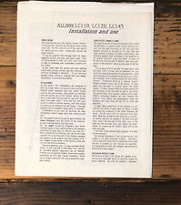 Allison Acoustics LC110 LC120