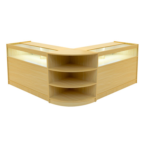 Set bancone acero theseus - set, led