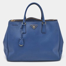 Borsa Prada Blu Saffiano Lux