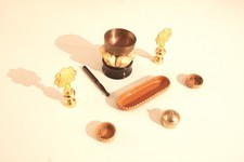 Set Pratica SGI: Campana, Portacandele,  Incensiera, Porta acqua, Guardiani