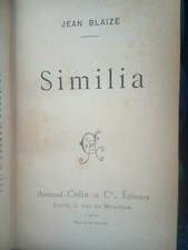 SIMILIA Jean Blaize lett