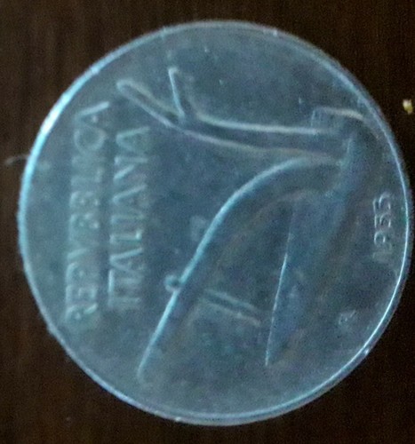 Moneta rara lire del - moneta,