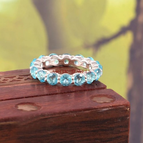 Naturale topazio blu - gemma, con