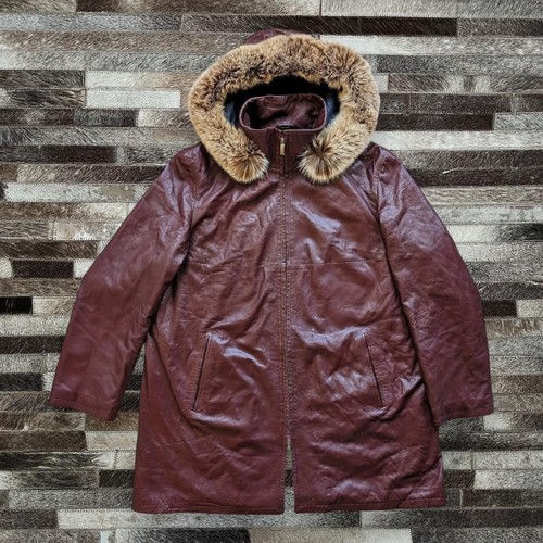 Cappotto vintage pelle con - cappotto,