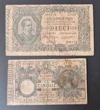 Dieci cinque lire - cinque,