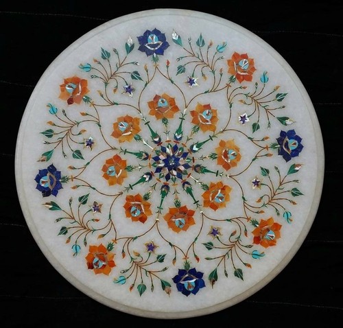 Tavolo rotondo marmo bianco - tavolo,