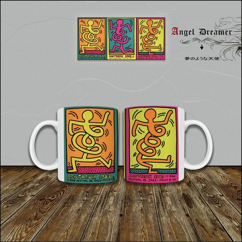 Mug tasse haring keith - mug,