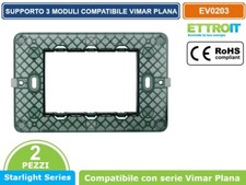 COPPIA SUPPORTI 3 MODULI 3M