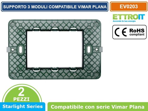 Coppia supporti moduli 3m - moduli,